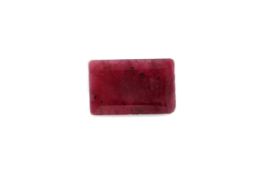 A CERTIFICATED UNMOUNTED RUBY