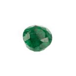 **A CERTIFICATED UNMOUNTED EMERALD