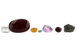 **SEVEN CERTIFICATED UNMOUNTED GEMSTONES