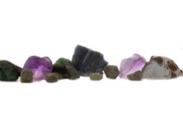 **A COLLECTION OF ROUGH GEMSTONES