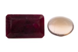 **TWO CERTIFICATED UNMOUNTED GEMSTONES