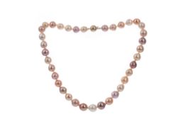 A FANCY PEARL NECKLACE