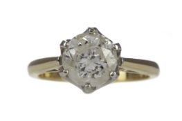 A DIAMOND SOLITAIRE RING