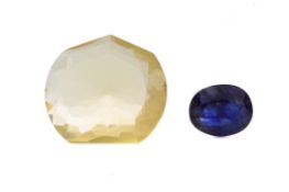 **TWO CERTIFICATED UNMOUNTED GEMSTONES