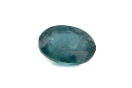 **A CERTIFICATED UNMOUNTED EMERALD