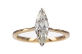 A CERTIFICATED DIAMOND SOLITAIRE RING