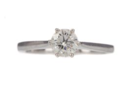 A DIAMOND SOLITAIRE RING