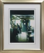 CAFE, A PRINT BY ALASTAIR THOMSON