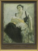 BERCEUSE, A SIGNED PRINT CERTIFICATE BY ROBERT GEMMELL HUTCHISON