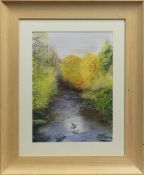 AUTUMN, CAIRNDOW, A PASTEL BY ALICK GRAY