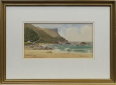 MURLOUGH BAY, ANTRIM, A WATERCOLOUR BY GEORGE W MORRISON