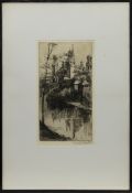 EXHIBITION 1901 FROM THE HILL, AN ETCHING BY SUSAN FLETCHER CRAWFORD