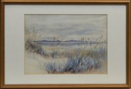 SAND DUNE, A WATERCOLOUR BY W MURRAY