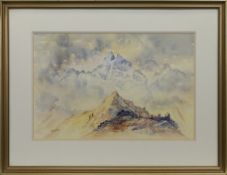 THE SUMMIT, A SCOTTISH WATERCOLOUR