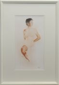 NUDE STUDY, A WATERCOLOUR BY LEE STEWART