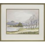 LOCH SCENE, A SCOTTISH WATERCOLOUR