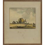 GATHERING HAY, A PRINT BY ROWLAND HILDER