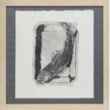 FISH IN DISH, AN ETCHING
