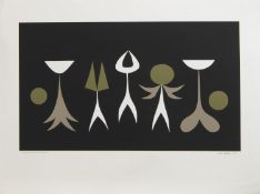 A GROUP OF FIVE FORMS, A SCREENPRINT BY PAULE VÉZELAY