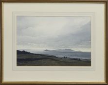 LOCH VIEWS, A WATERCOLOUR BY FRANK COLCLOUGH