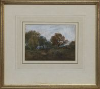 WOODY LANDSCAPE, A WATERCOLOUR BY JOHN CRAWFORD WINTOUR