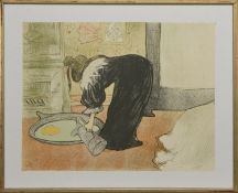 FEMME AU TUB, A LITHOGRAPH BY HENRI DE TOULOUSE-LAUTREC