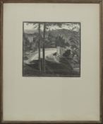 MEGGETT BRIDGE, ST MARY'S LOCH, A PRINT BY DOROTHY MARY FAIRLEY