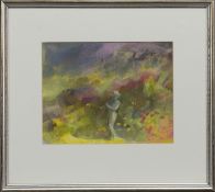 THE ROCKERY, A PASTEL BY HAZEL NAGL