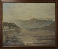 SEASCAPE, AN OIL BY A MACDOUGALL