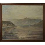 SEASCAPE, AN OIL BY A MACDOUGALL