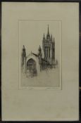 A PAIR OF ETCHING BY HENRY JACKSON SIMPSON