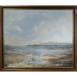 SEASCAPE, AN OIL BY A MACDOUGALL