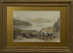 LOCH KISHORN, ROSS-SHIRE, A WATERCOLOUR BY WILLIAM LEIGHTON LEITCH