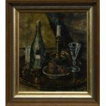 STILL LIFE, AN OIL BY R ZOBEL