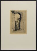 SIENA, AN ETCHING