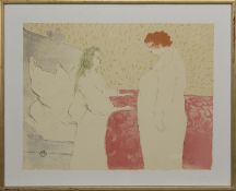 FEMME COUCHÉE, A LITHOGRAPH BY HENRI DE TOULOUSE-LAUTREC