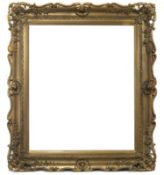 A PERIOD GILT AND CARVED WOODEN FRAME