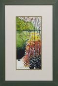 BIRCH TREES, A WATERCOLOUR BY DANIEL CAMPBELL