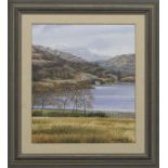 FIRKIN COTTAGE, LOCH LOMOND, AN OIL BY IAN MCNAB