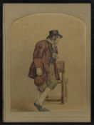 SCOTTISH HOGARTH, AN 18TH CENTURY DRAWING BY DAVID ALLAN