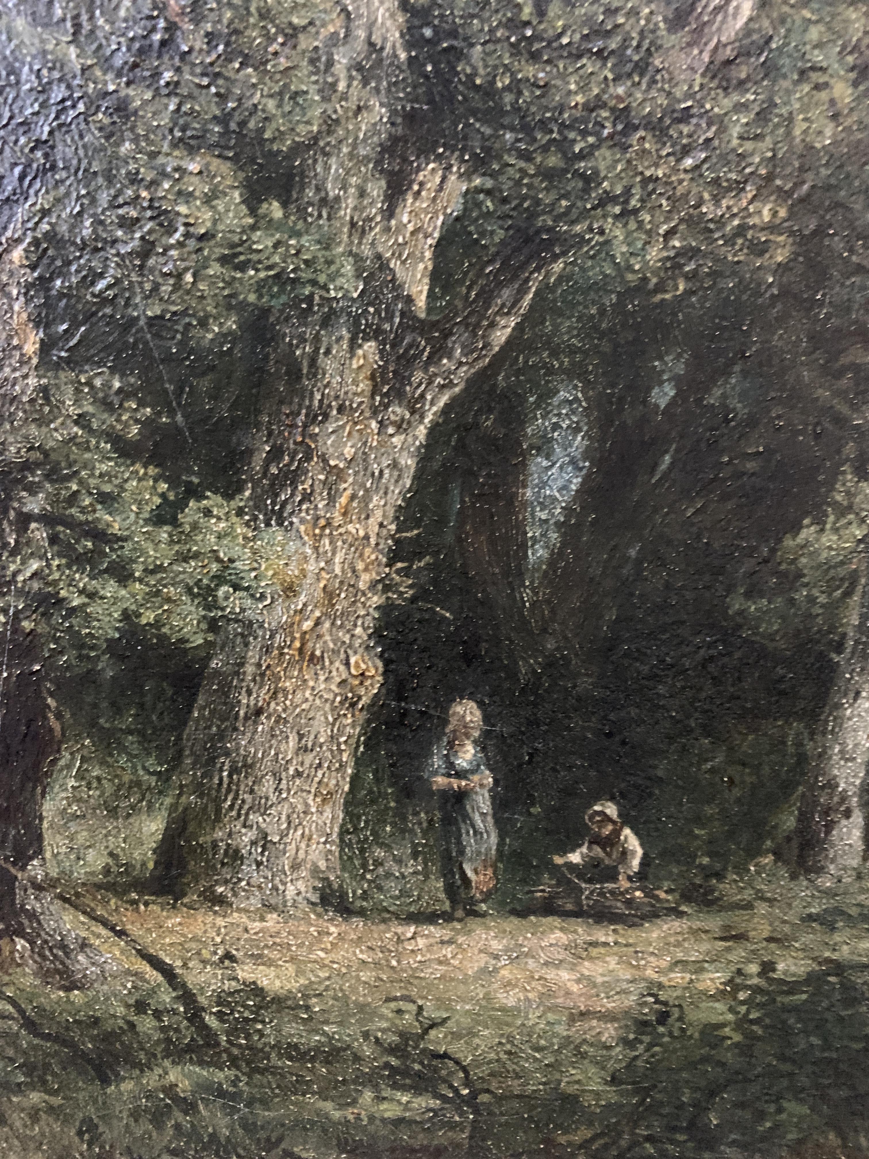 FOREST GLADE, AN OIL BY NARCISSE VIRGILE DIAZ DE LA PENA - Image 8 of 8