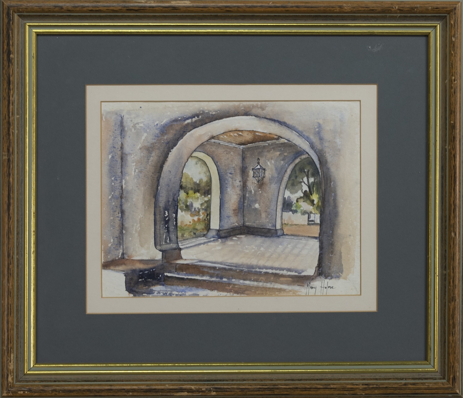 ARCHWAY, A WATERCOLOUR BY MARY HULME