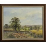 IN THE FIELDS, AN OIL BY ALWYN CRANSHAW