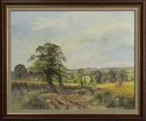 IN THE FIELDS, AN OIL BY ALWYN CRANSHAW