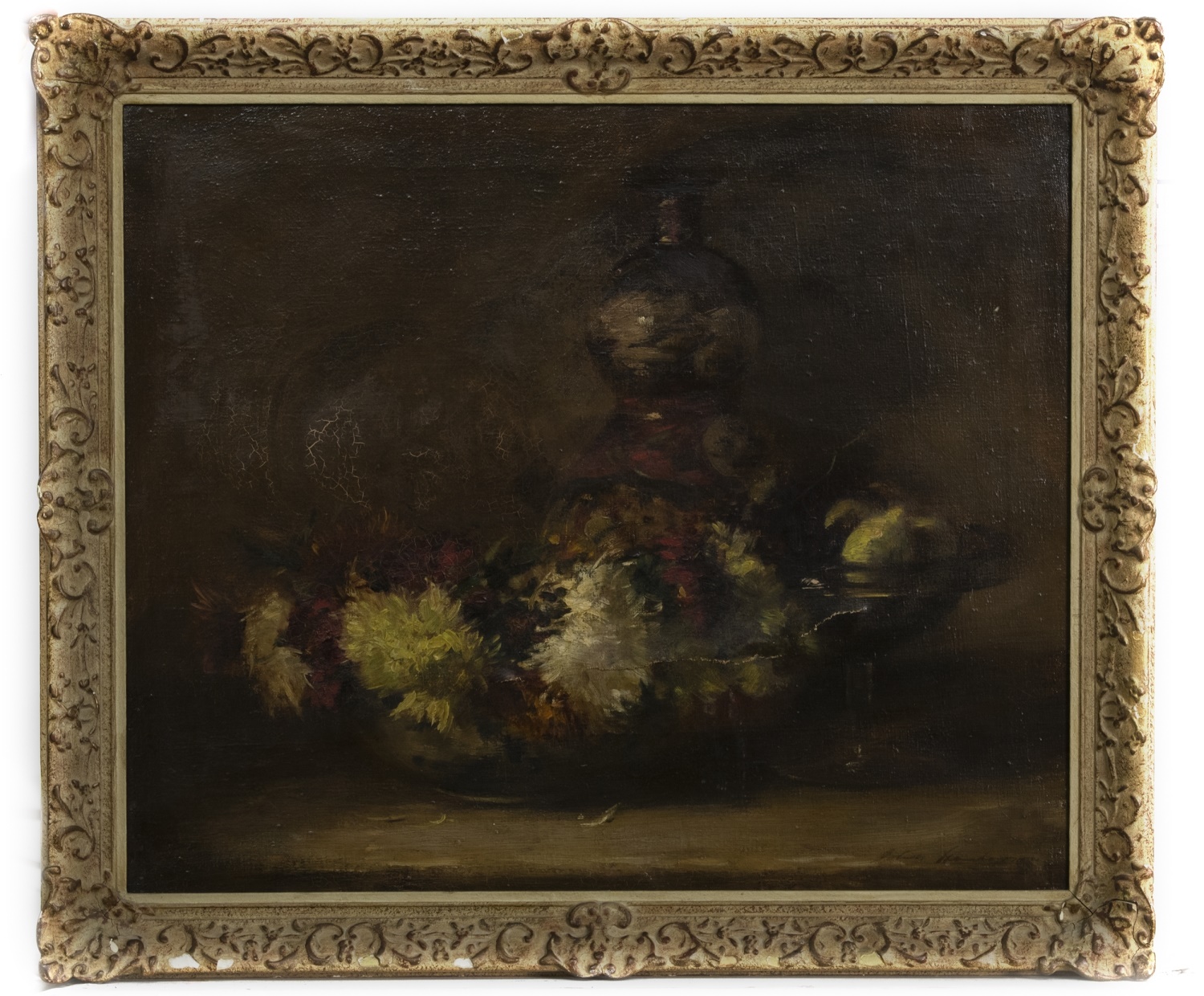 STILL LIFE, AN OIL BY JOHN HENDERSON