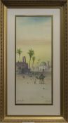 A PAIR OF MIDDLE EASTERN WATERCOLOURS BY H. LINTOR