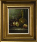 STILL LIFE, AN OIL BY G COLINS