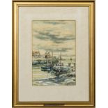 COASTAL SCENES, A PAIR OF WATERCOLOURS BY JOHN HAMILTON GLASS