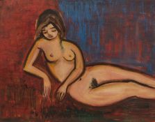 NUDE STUDY, AN OIL BY DYMPNA FOY