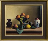 STILL LIFE, AN OIL BY CAWTHORN